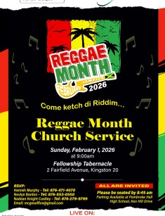 Reggae Month Church Service