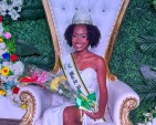 Miss St. Thomas Festival Queen 2026 Etana Williams sponsored by Mike’s Water Store sits gracefully after her crowning moment at the Miss St. Thomas Festival Queen Coronation held on Saturday, June 6, at Colonel’s Cove in Morant Bay. 