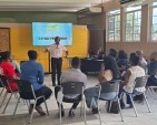 The Top 10 finalists in the 2026 Jamaica Gospel Star Competition participate in a workshop session following the official contract signing held recently. The session, facilitated by JCDC Dance Specialist Mr. Patrick Earle, focused on stage presentation in the virtual world as contestants begin rehearsals, workshops and promotional activities ahead of the live televised elimination shows airing on TVJ this July. 